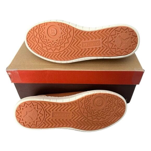 Pikolinos Brown Tan Sneakers with Espadrille Detail - Picture 7 of 11